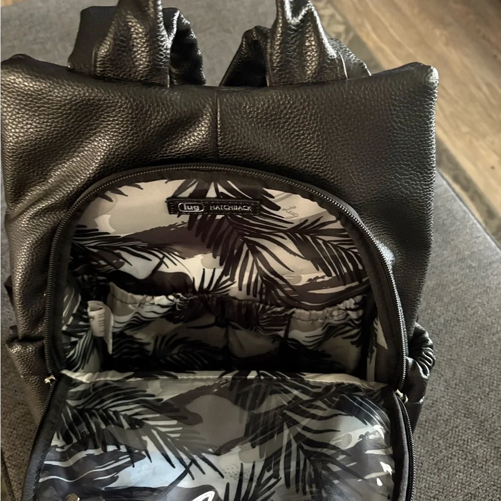 Lug Black Quilted Backpack - Picture 3 of 3